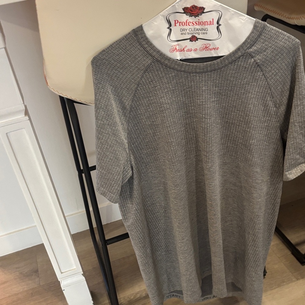 lululemon athletica Charcoal Short Sleeve Tee